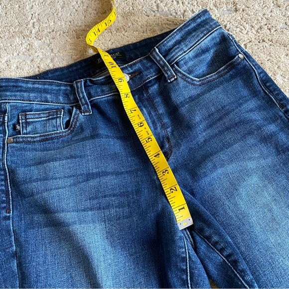 Judy Blue Slim Fit Dark Wash Tapered Leg Jeans JB82428DK: 28/7 - Picture 6 of 10